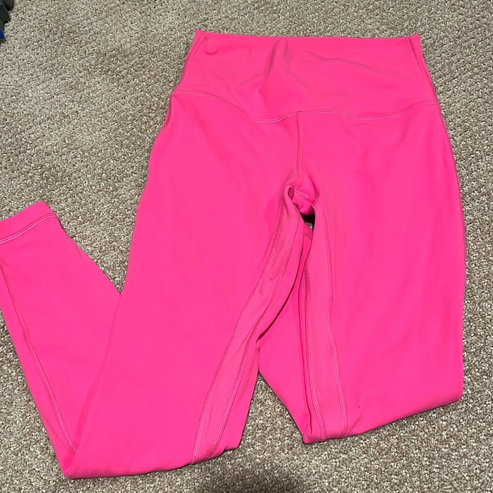 sonic pink lululemon align leggings